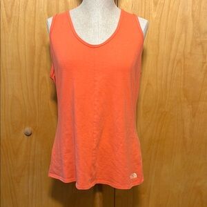 The North Face Orange Tank Top Athletic Fit